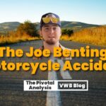 Image of a road and title showed of Joe Benting Motorcycle Accident