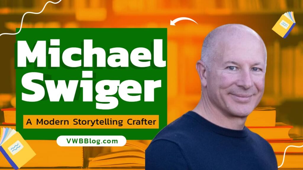 Image of michael swiger with text