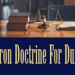 text Chevron Doctrine for Dummies and law books on the table