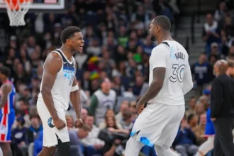 Timberwolves vs. LA Clippers Match Players during the game