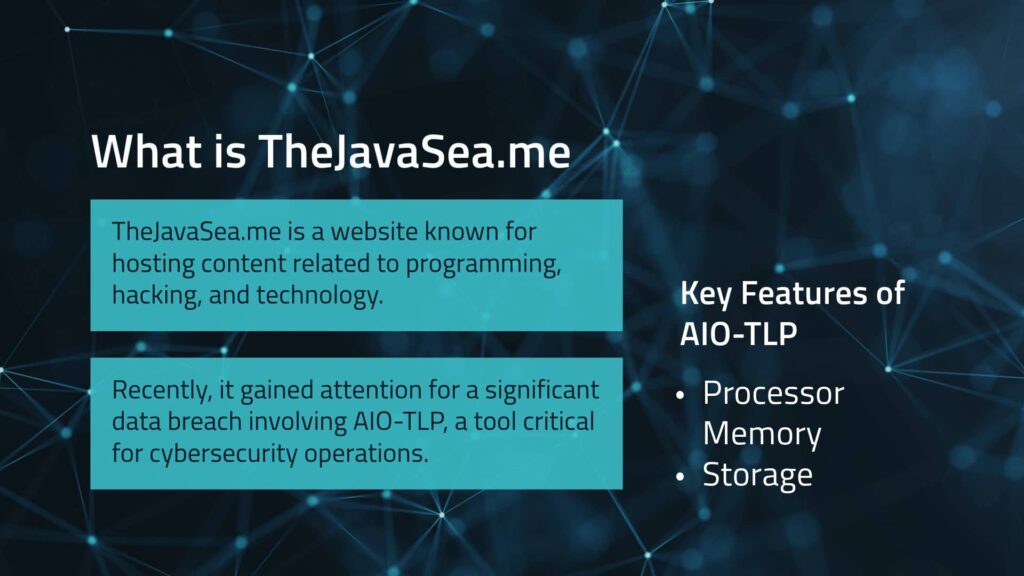 Explanation of What is TheJavaSea.me in text