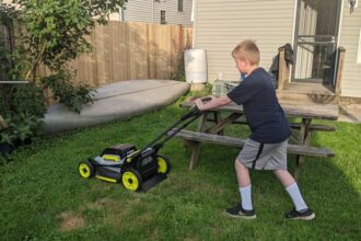 Quality Mower and the man